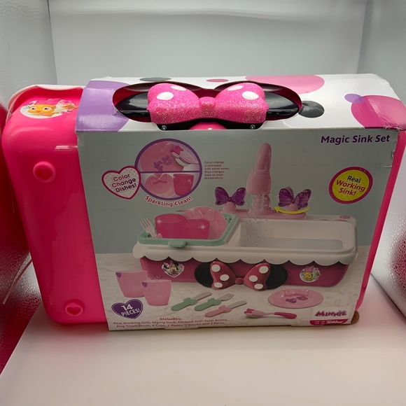 Disney Junior Minnie Mouse Magic Sink Set Learning Toy - Picture 6 of 14